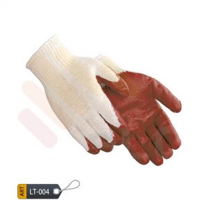 Latex coated magenda gloves by ELC faisalabad (LT-004)