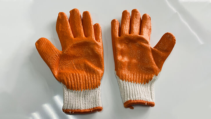when should you wear rubber coated gloves